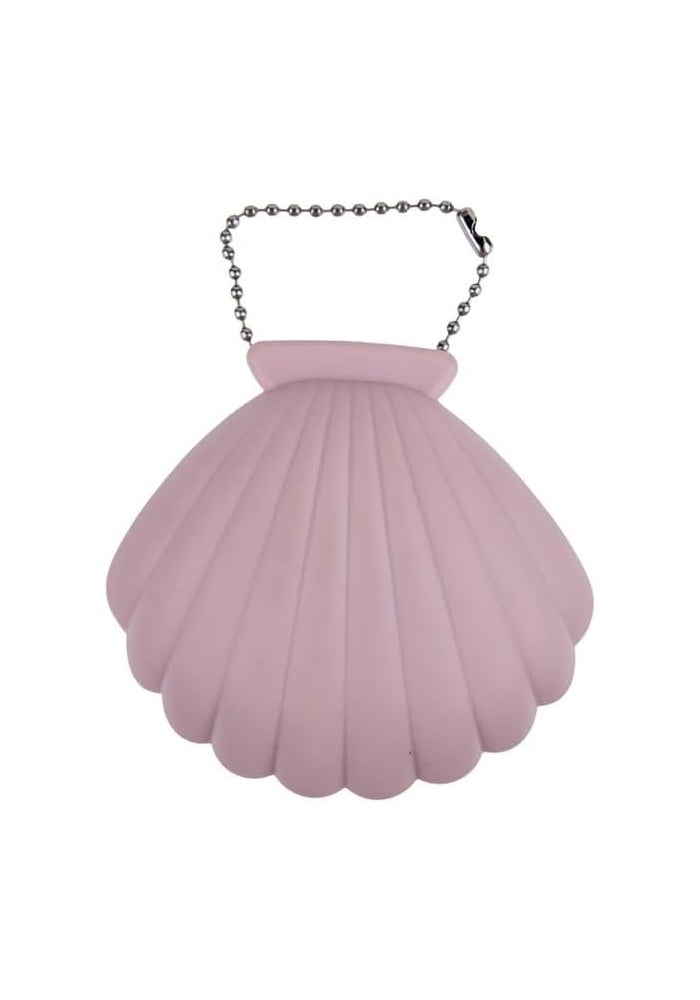Shell Shaped Cable Reel | Pink | Portable Cord Organizer for Earphones & Charging Cables